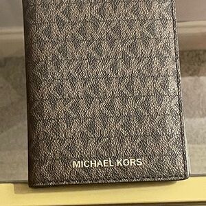 Michael Kors Dark Brown Passport Wallet